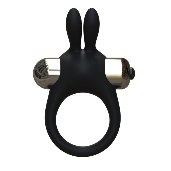 JoyRings Anneau pénien vibrant en silicone avec lapin – Image 2