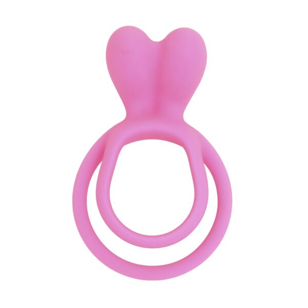 JoyRings Anneau pénien double lapin en silicone – Image 2